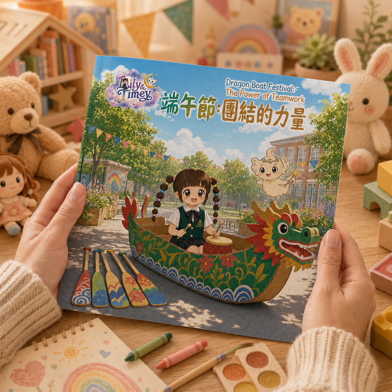 Lily & Timey Chinese Festival Bilingual Picture Book Collection | 4-Book Set